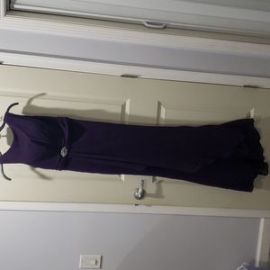 Dark Plum Purple Gown 4P